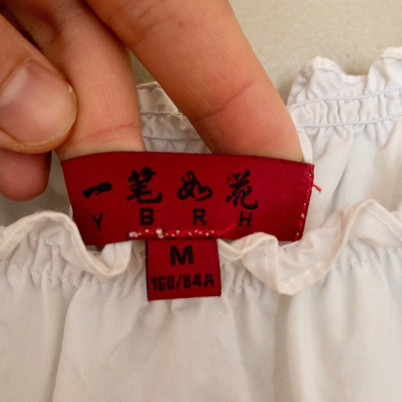 Cute smocked jean style dress NWOT - Picture 2 of 5